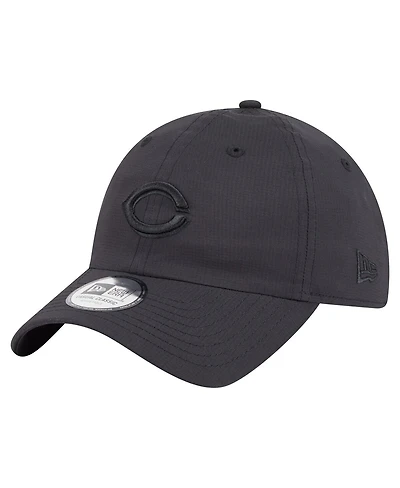 New Era Men's Black Cincinnati Reds Ripstop Casual Classic Adjustable Hat