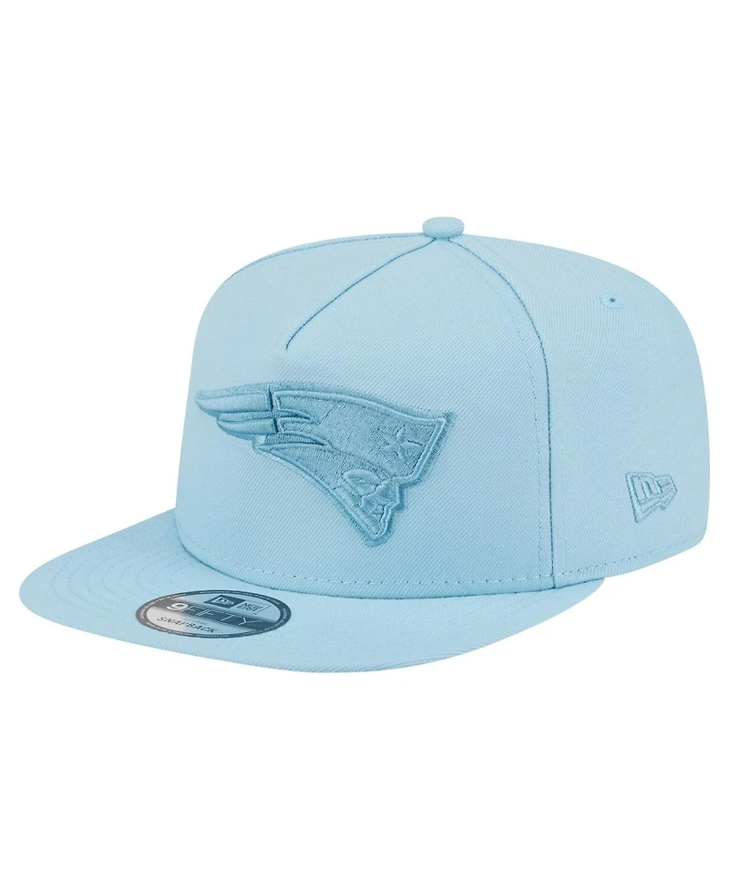 New Era Men's Light Blue New England Patriots Color Pack A-Frame 9FIFTY Snapback Hat
