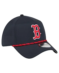 New Era Men's Navy Boston Red Sox 39THIRTY A-Frame Perforated Flex Hat