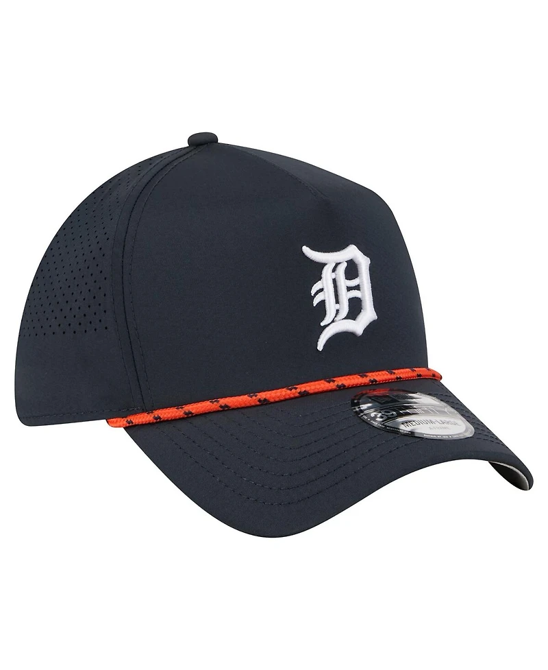 New Era Men's Navy Detroit Tigers 39THIRTY A-Frame Perforated Flex Hat