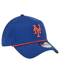 New Era Men's Royal York Mets 39THIRTY A-Frame Perforated Flex Hat