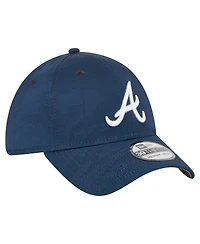 New Era Men's Navy Atlanta Braves Tonal Camo 39THIRTY Flex Hat