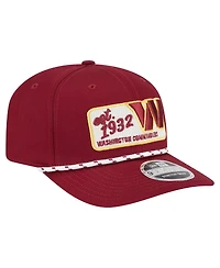 New Era Men's Burgundy Washington Commanders Chant 9SEVENTY Stretch-Snap Hat