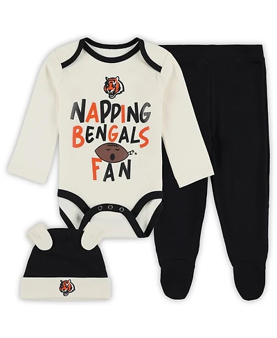 Outerstuff Baby Boys and Girls 3-Piece Cincinnati Bengals Little Champ Set