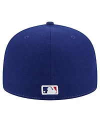 New Era Men's White/Royal Los Angeles Dodgers Repeat 59FIFTY Fitted Hat