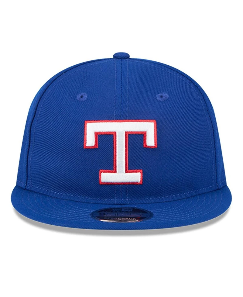New Era Men's Royal Texas Rangers Baseball Hall of Fame Retro Crown 9FIFTY Adjustable Hat