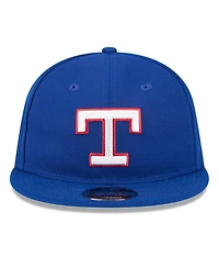 New Era Men's Royal Texas Rangers Baseball Hall of Fame Retro Crown 9FIFTY Adjustable Hat