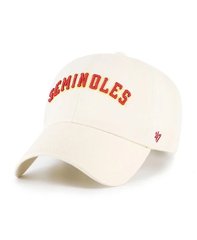 '47 Brand Men's Sand Florida State Seminoles Vault Clean Up Adjustable Hat