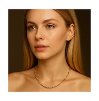 Hollywood Sensation Timeless Gold Rope Necklace