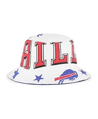 '47 Brand Women's White Buffalo Bills Energize Bucket Hat