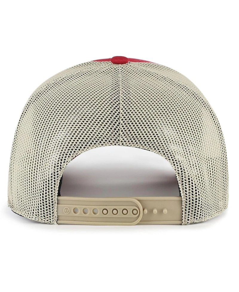 '47 Brand Men's Crimson Indiana Hoosiers Arid Adjustable Trucker Hat