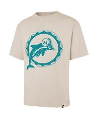 '47 Brand Men's Tan Miami Dolphins Bouldering Imprint Ravine Foundation Throwback T-Shirt