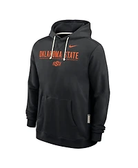 Nike Men's Black Oklahoma State Cowboys 2025 Sideline Performance Pullover Hoodie