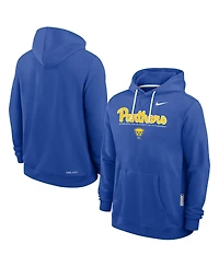 Nike Men's Royal Pitt Panthers 2025 Sideline Performance Pullover Hoodie