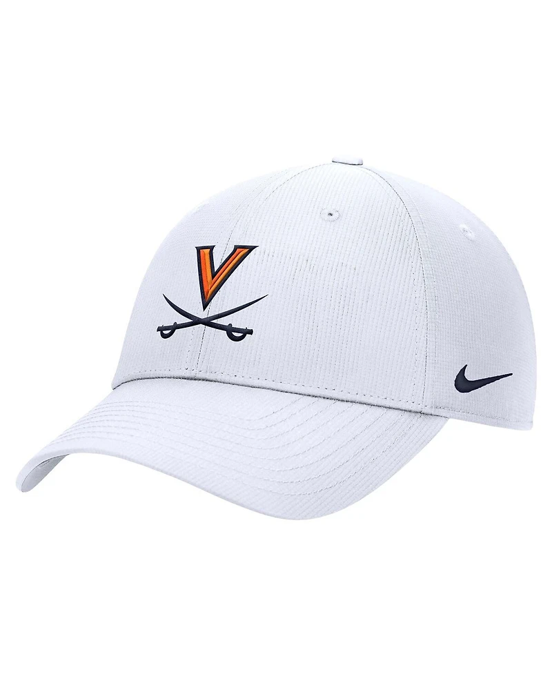 Nike Men's White Virginia Cavaliers 2025 On-Field Club Performance Adjustable Hat