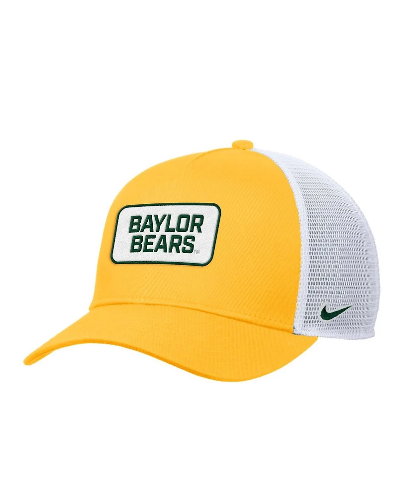 Nike Men's Gold Baylor Bears 2025 On-Field Rise Trucker Adjustable Hat