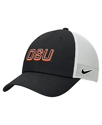Nike Men's Black Oregon State Beavers On-Field Club Adjustable Trucker Hat