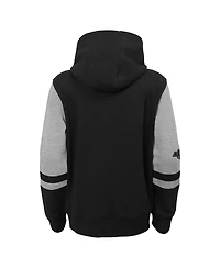 Outerstuff Big Boys and Girls Black Los Angeles Kings Face Off Full zip Hoodie