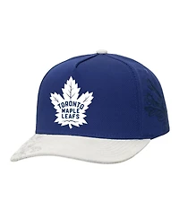 Mitchell & Ness Men's Blue/Gray Toronto Maple Leaf's May Flowers Pro Crown Adjustable Hat