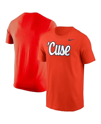 Nike Men's Orange Syracuse Script T-Shirt
