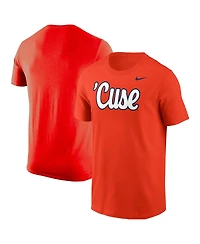 Nike Men's Orange Syracuse Script T-Shirt