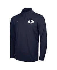 Nike Men's Navy Byu Cougars Intensity Performance Quarter-Zip Pullover Sweatshirt
