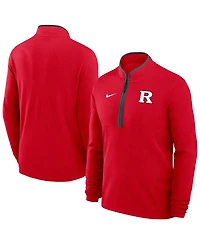 Nike Men's Scarlet Rutgers Knights Dri-fit Victory Quarter-Zip Pullover Sweatshirt