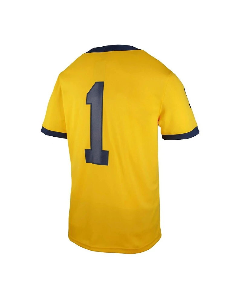 Jordan Big Boys and Girls Maize Michigan Wolverines Untouchable Replica Game Jersey