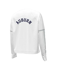 Under Armour Women's White Auburn Tigers Gameday Double Knit Pullover Sweatshirt