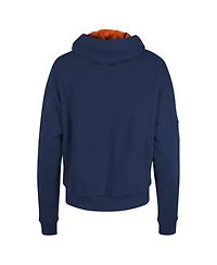 New Era Women's Navy Chicago Bears Boxy Pullover Hoodie