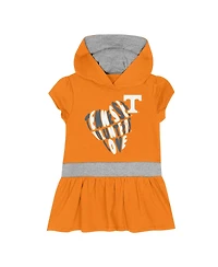 Outerstuff Girls Toddler Tennessee Orange Volunteers Team Love French Terry Hoodie Dress