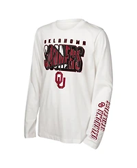 Outerstuff Big Boys and Girls Oklahoma Sooners the Mix T-Shirt Combo Set