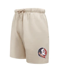 Pro Standard Men's Tan Florida State Seminoles Neutral Relaxed Shorts