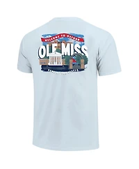 Image One Big Boys and Girls Light Blue Ole Miss Rebels Local Campus Scene T-Shirt