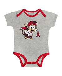 Outerstuff Baby Boys and Girls Los Angeles Angels Play Ball 2-Pack Bodysuit Set