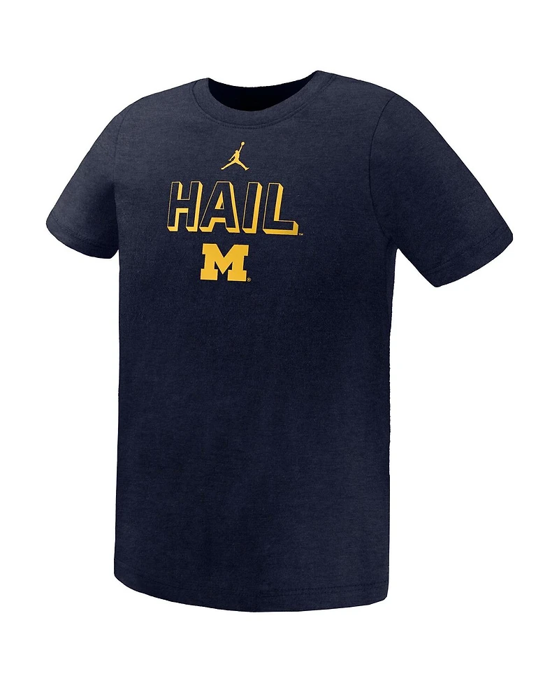 Jordan Preschool Navy Michigan Wolverines Legend Performance T-Shirt