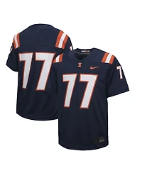 Nike Big Boys and Girls 50 Navy Illinois Fighting Illini Untouchable Replica Game Jersey