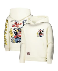 Freeze Max Big Boys and Girls Cream Looney Tunes Hot Rod Daffy Pullover Hoodie