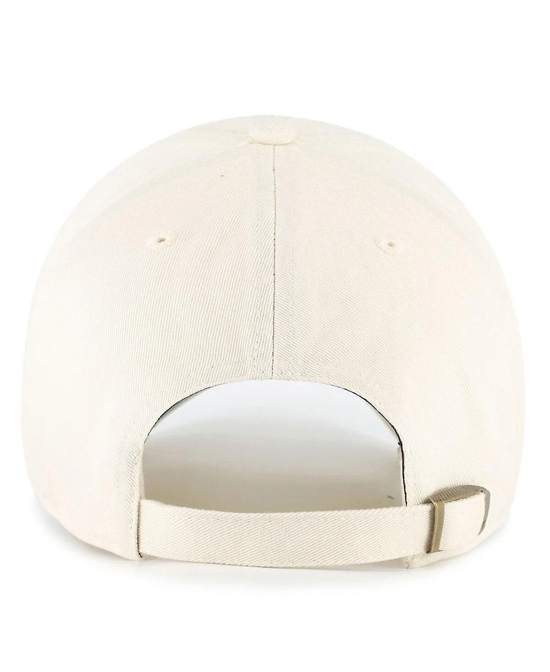 '47 Brand Men's Natural Michigan Wolverines Clean Up Adjustable Hat