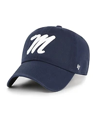 '47 Brand Men's Navy Ole Miss Rebels Clean Up Adjustable Hat