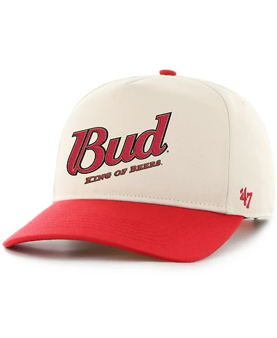 '47 Brand Men's Natural/Red Dale Earnhardt Jr. Budweiser Hitch Adjustable Hat