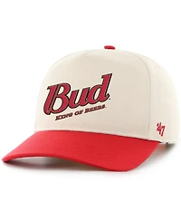 '47 Brand Men's Natural/Red Dale Earnhardt Jr. Budweiser Hitch Adjustable Hat