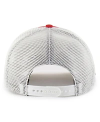 '47 Brand Men's and Women's Red Georgia Bulldogs Contemporary Basics Foundation Trucker Hitch Adjustable Hat