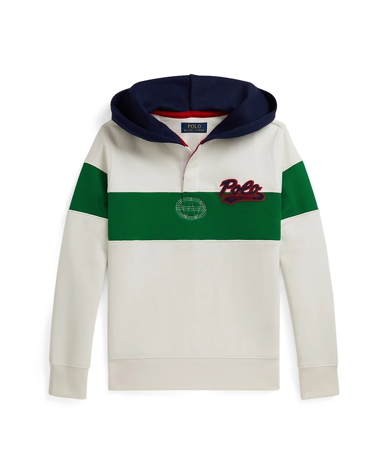 Polo Ralph Lauren Big Boys Logo Fleece Rugby Hoodie