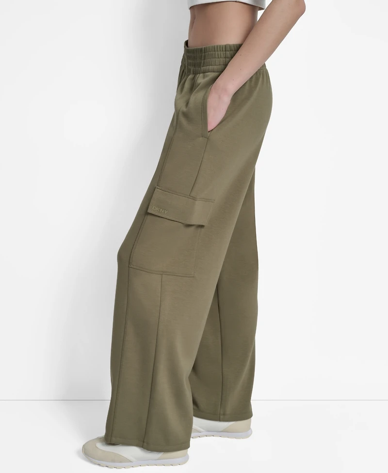 Dkny Sport Women's Highline Scuba Cargo Pants
