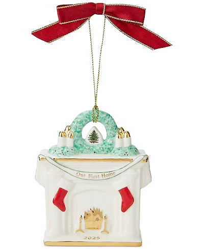 Spode Christmas Tree 2025 First Home Fireplace Ornament