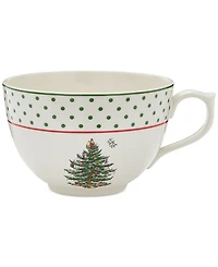 Spode Christmas Tree Polka Dot Jumbo Cup, 20 oz.