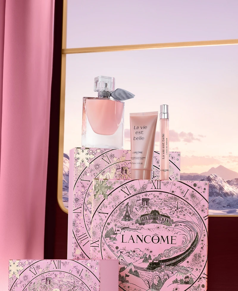 Lancome 3-Pc. Limited-Edition La Vie Est Belle Eau De Parfum Holiday Travel Gift Set