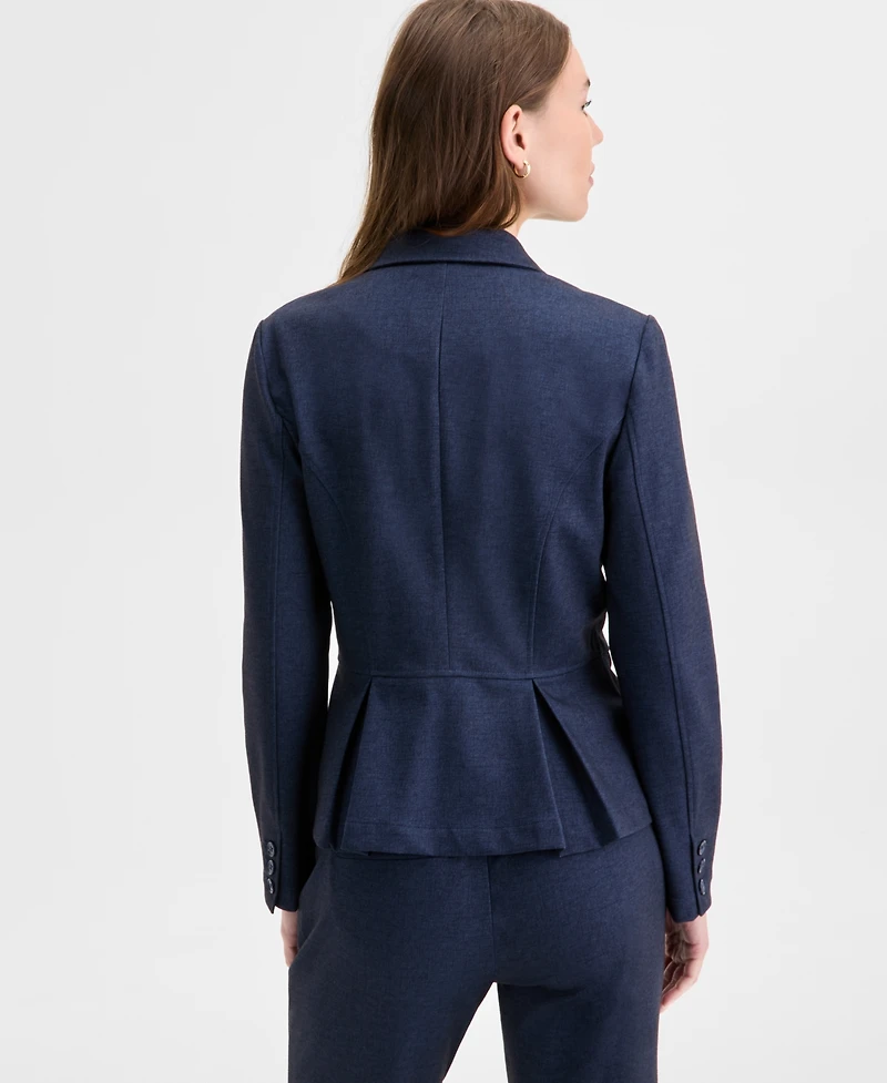 Liverpool Los Angeles Women's Peplum-Hem Blazer