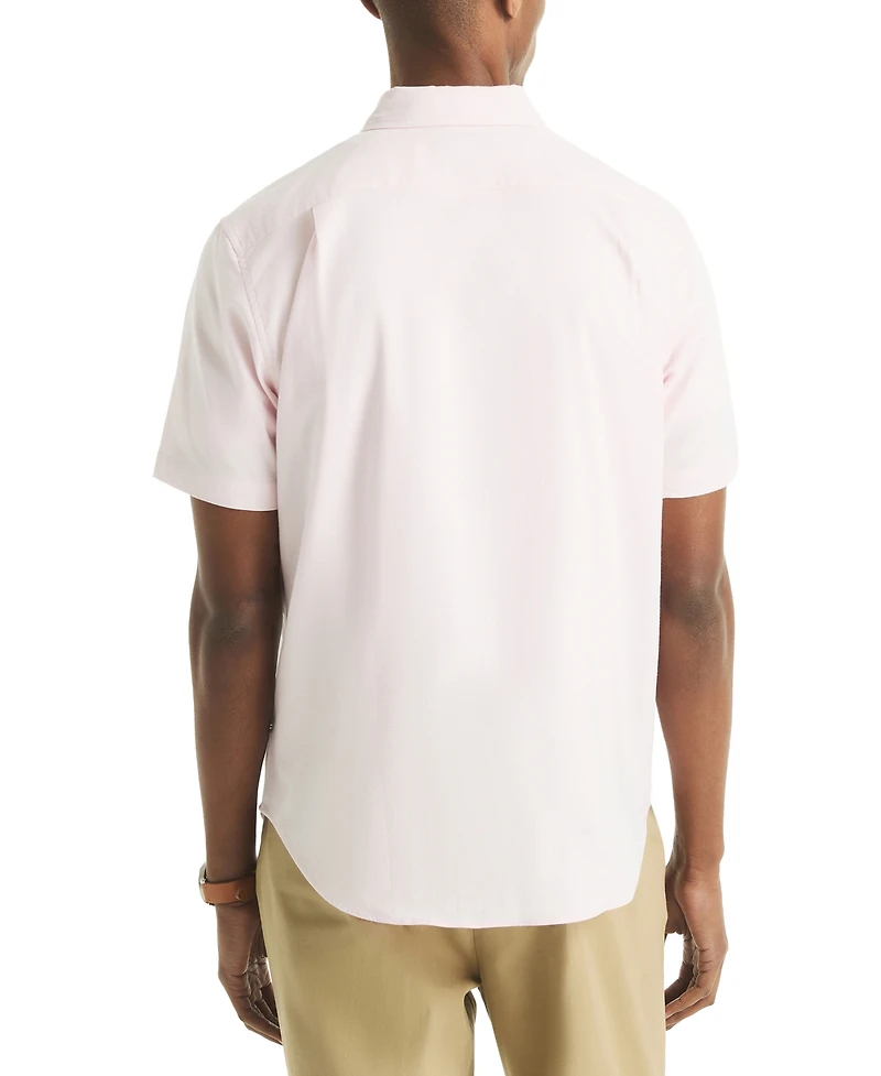 Nautica Men's Short Sleeve Button-Down Oxford Shirt